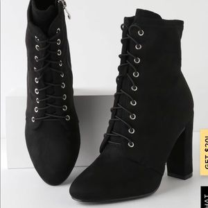 Lulus suede booties